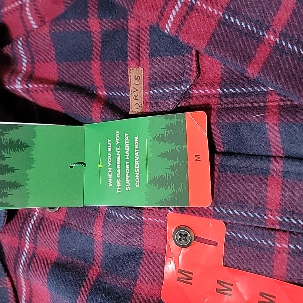 NWT Orvis Pocket Flannel - Picture 5 of 9